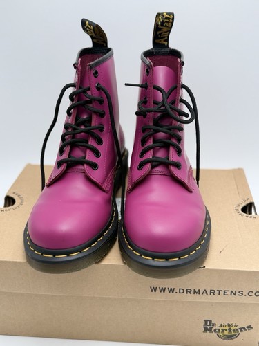 Dr. Martens Thrift Pink 1460 Boots Lace Up Size 8 - Picture 3 of 9
