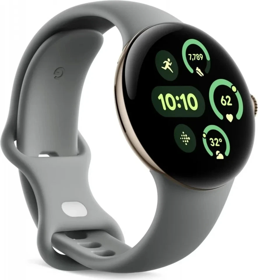 Google Pixel Watch 3 45mm 4G Matte Hazel Sportarmband Hazel - Bild 2 von 4