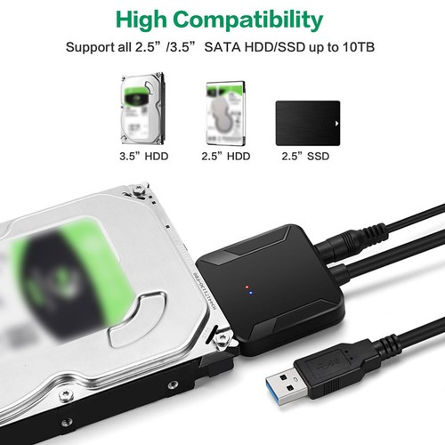 USB 3.0 To Adapter 2.5 Inch 3.5 Inch Hard Drive Data Cable USB To - 第 5/10 張圖片
