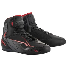 Alpinestars Black/Gray/Red Faster-3 Riding Shoe ( Mens Size 10 1/2 )
