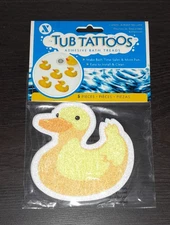 Tub Tattoos Adhesive Bath Treads Duck 5 Piece Set New in Package