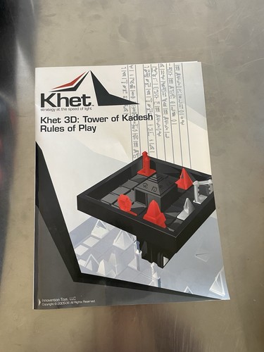 Khet 3D: Tower of Kadesh EXPANSION (Second Level for Khet) Innovention Toys CIB - Picture 3 of 6