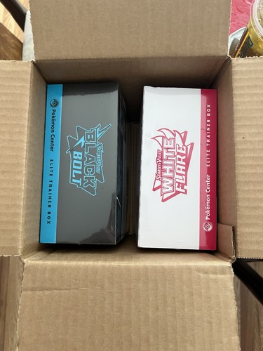 Pokemon Center Elite Trainer Box Set Black Bolt and White Flare