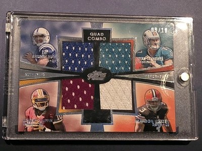 2012 Topps Prime Quad Combo Luck Griffin Tannehill Weeden #QCR-LGTW /610