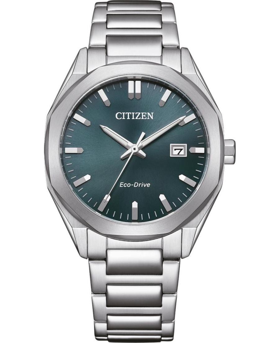 CITIZEN Men Analog Quartz Casual Watch Classic Dress Green Dial