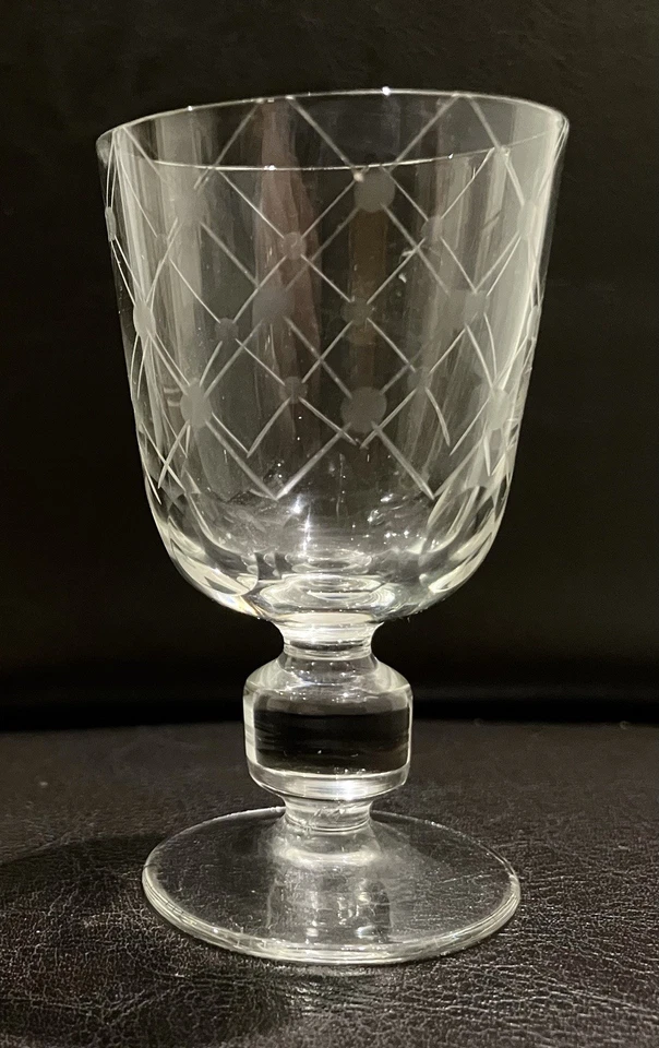 6 X KEITH MURRAY Design Art Deco Liqueur Glass - Stevens And Williams - Image 2 of 4