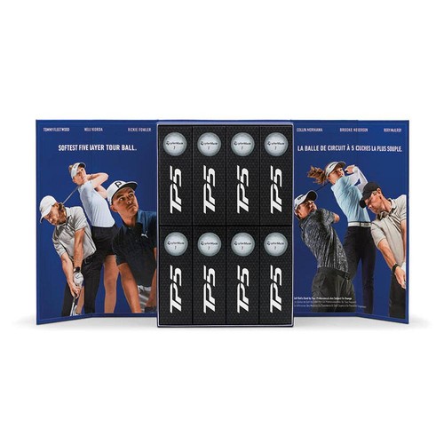 TaylorMade TP5 Golf Balls Athlete Box (Buy 3 and get 1 free) 4 Dozen White NEW - Picture 2 of 2