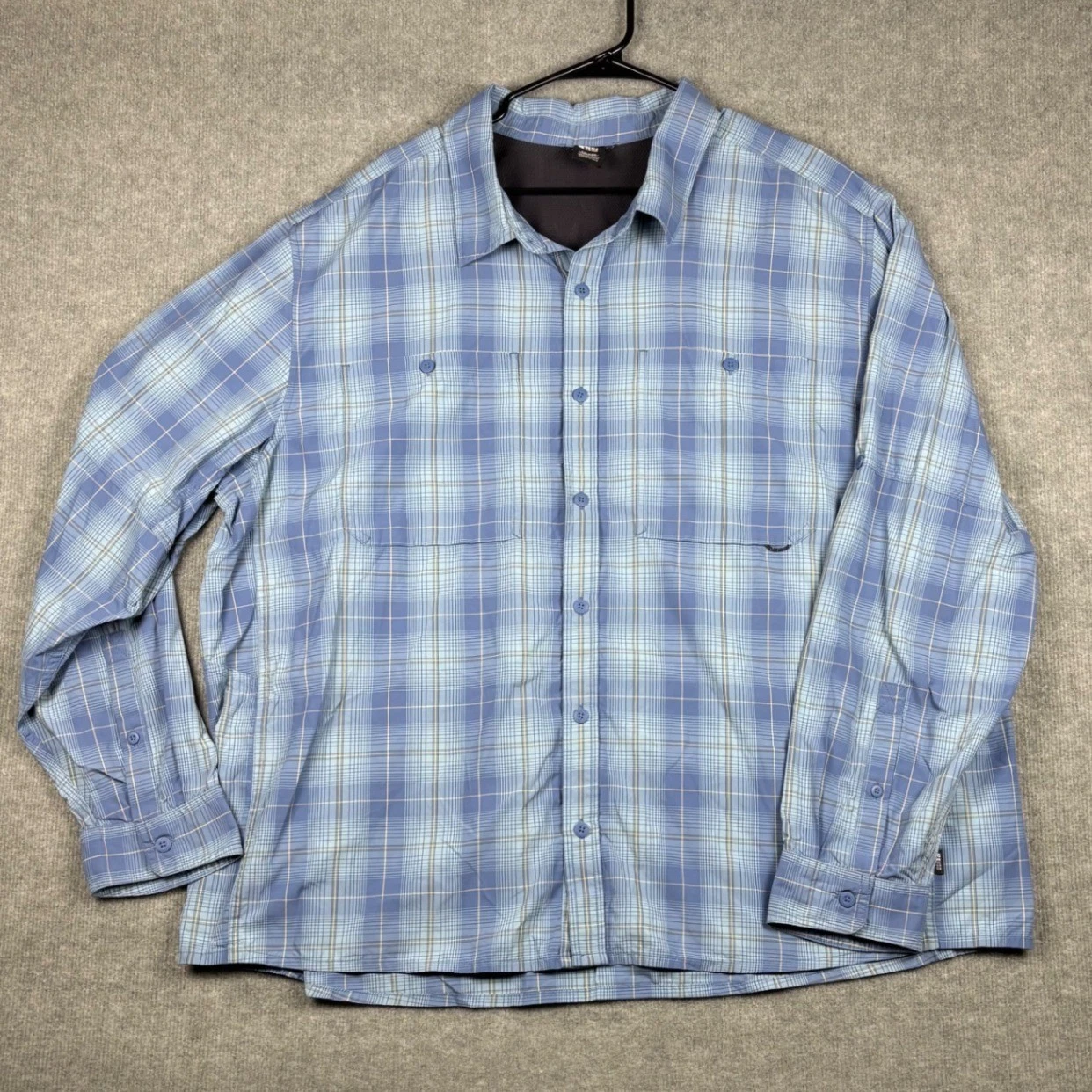 REI Co-op Plaid Vented Hiking Shirt Button Down 3XL Blue
Opens in a new window or tab