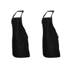  2 Pieces Schürze Mit Taschen Wasserdichte Latzschürze Küchenschürze