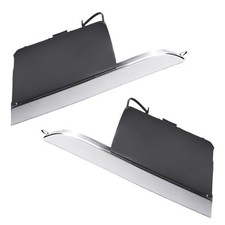 4Pcs Front Left  Right Bumper Trim with Tow Hook Cover Set Fit For Lexus
