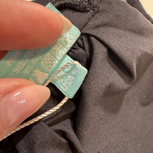 Melissa Odabash Rom Bikini schwarz Piqué 2-teilig Strand Badeanzug Schnür-Top Neu mit Etikett 4 - Bild 16 von 19