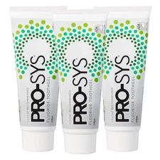 PRO-SYS® Mint Fluoride Toothpaste Gel, ADA Approved, Prevents Cavities,... 