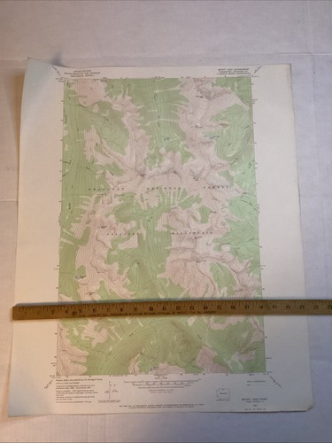 Mount Lago Quadrangle Washington 1973 USGS Topographical Map Department Interior - Bild 7 von 13