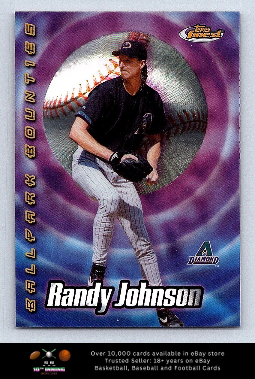2000 Topps Finest Ballpark Bounties #BB26 Randy Johnson