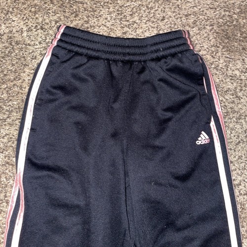 adidas Girls Tiro Track Training Pants Black/Pink (Size: Medium 10/12) - Picture 3 of 8
