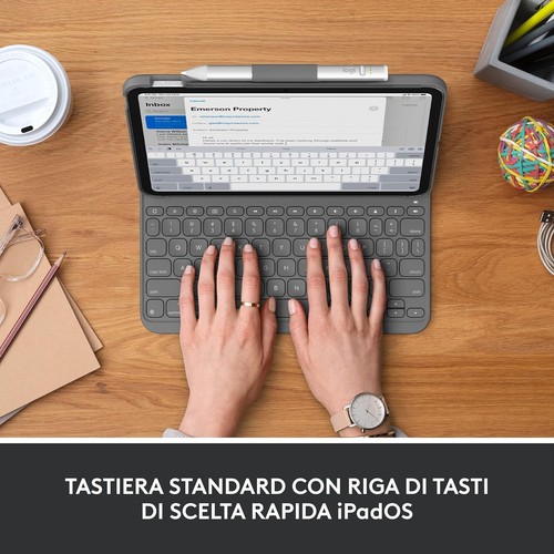 Logitech iPad (10th generation) Keyboard Case Slim Folio with integrated wirel - Bild 8 von 8