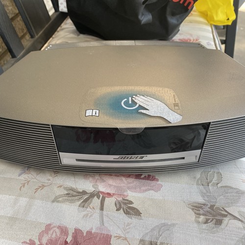 Bose Wave System III CD-Player/Radiotuner OHNE Fernbedienung GETESTET FUNKTIONIERT grau silber
