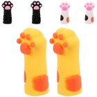  6Pcs Cartoon Pencil Caps Lovely Cartoon Pencil Extenders Silicone Pencil