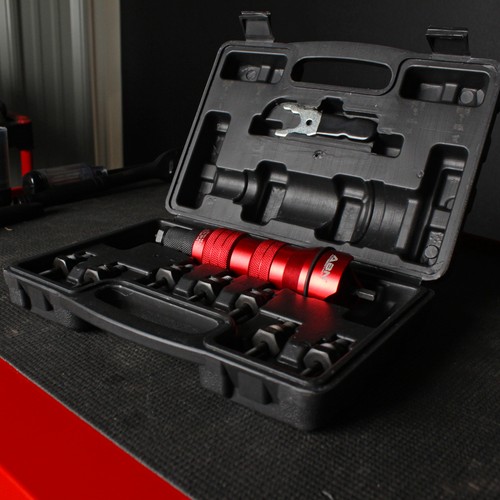 ABN Druckluft Nietpistole Bohrer Adapter - Nietmutter Werkzeug Adapter mit 8 Nasenstücken - Bild 7 von 8