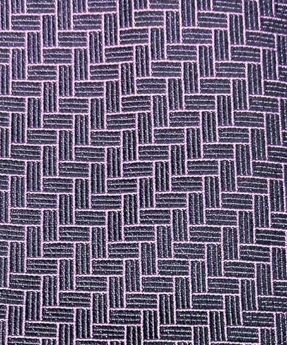 Ulturale cravatta tre pieghe in seta jacquard, lilla spina di pesce 3PC.25B121.S - Foto 2 di 2