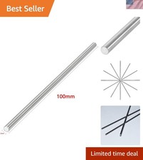 Durable 2mm x 100mm Stainless Steel Axle Rods for Hobby & DIY Modeling Toys