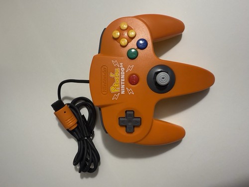 CAJA Mando Pikachu Naranja N64 Pokemon Japonés Nintendo 64 Japón Limitado - Imagen 12 de 17