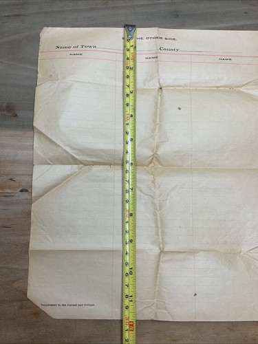 Vintage Tennessee Republican Directory Form Knoxville Political Rare B44 - Picture 6 of 9