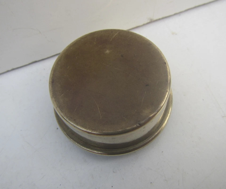 Vintage Decorative Brass Trinket Pill Box - Image 4 of 4