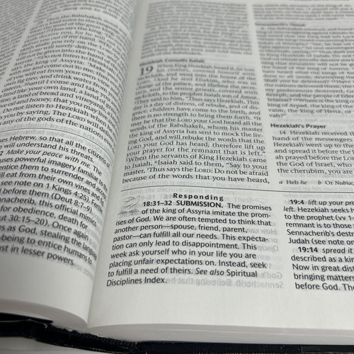 The Renovare Spiritual Formation Bible w/ Concordance NRSV 2005 Harper Hardcover - Picture 10 of 14