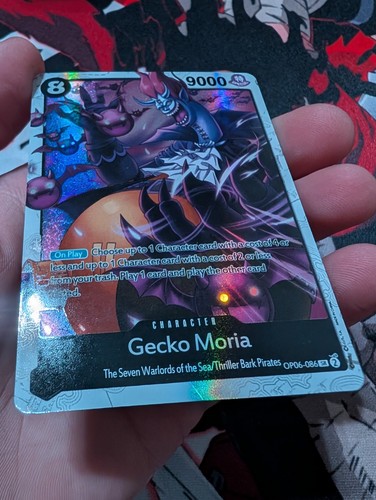Gecko Moria OP06-086 SR "Flügel des Kapitäns" Sammelkarte - Bild 2 von 3