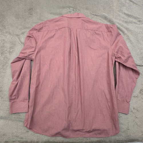 Camicia uomo Cremieux manica lunga bottoni davanti taglia large micro check rosso/bianco - Foto 4 di 7