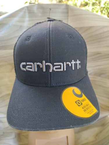 Cappello Carhartt Tela Rete-Back Logo Grafico Nero Snapback Regolabile Esterno - Foto 6 di 9