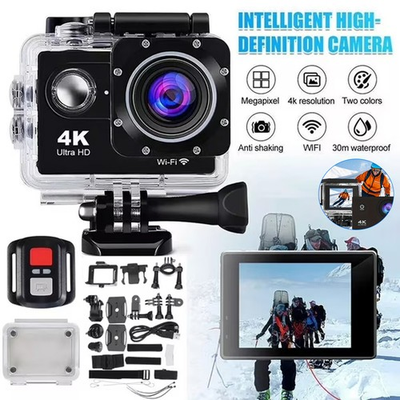 #ad 4K Action Camera Sport Video Underwater Waterproof Camera Wifi Remote For Go Pro $19.39