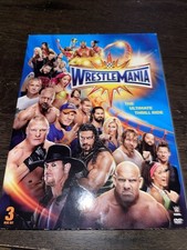 WWE: Wrestlemania 2017 The Ultimate Thrill Ride DVD 3 Disc Set Inserts Nice
