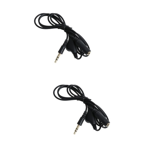 2er Set Audio Verlängerungskabel Kopfhörer Mikrofon Headphones 1M - Bild 5 von 12