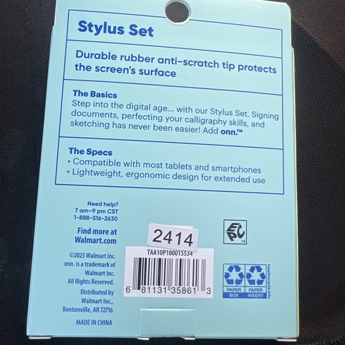 10 Pack Stylus Set by Add On. Multicolor Lightweight Anti-Scratch Brand New - Picture 2 of 2