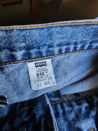 Vintage Levi’s 512 Slim Fit Straight Leg Jeans Size 12 S USA Mom Jeans #1 - Picture 6 of 8