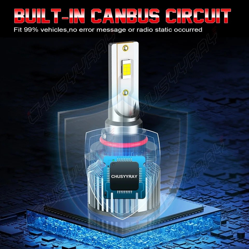 Para Mitsubishi Lance2008-2017 COMBO 9005+9006 LED Faro H11 Bombillas Antiniebla Foto 3 de 4