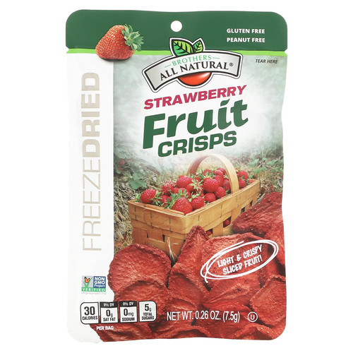 Fruit Crisps, Strawberry, 12 Single-Serve Bags, 0.26 oz (7.5 g) Each - Bild 4 von 4