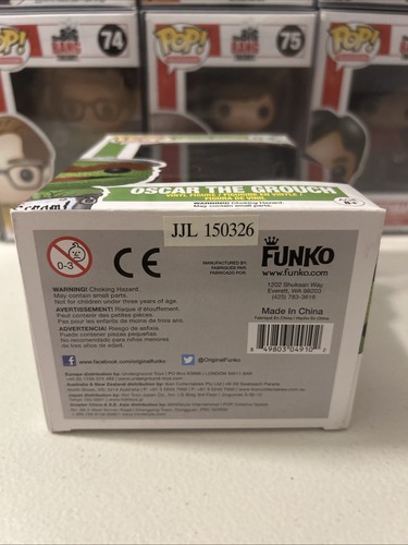 Funko Pop! Vinilo: Plaza Sésamo - Oscar el Gruño #03 Nuevo en caja - Imagen 5 de 7