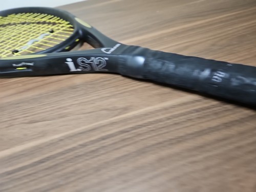 HEAD Intelligence i.S12 Intellifiber Powerframe 4 3/8 Tennis Racquet Needs Grip - Picture 14 of 24