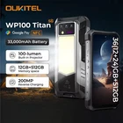 Oukitel WP100 Titan Rugged Phone 33000mAh 200MP Built-in Projector Camping Light