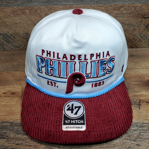 Philadelphia Phillies '47 rustikale Hitch Cooperstown Cord Krempe Mütze Kappe NEU - Bild 2 von 14