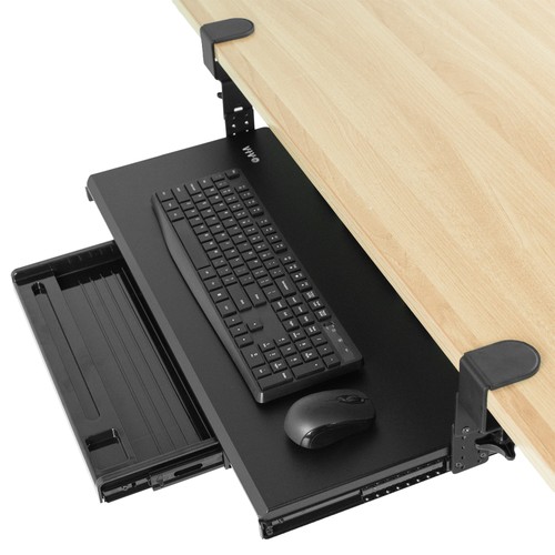 VIVO Höhenverstellbare Klemm-Computer-Tastaturablage mit Bleistiftschublade - Bild 1 von 8