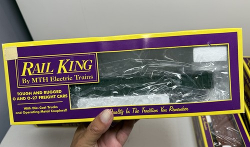 Lot 7 Rail King MTH O Scale New York Central Stock Hopper Car MT-7501 NYC Set - Foto 12 di 18