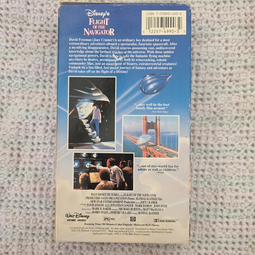 Flight of the Navigator (VHS, 1997) - Picture 2 of 2