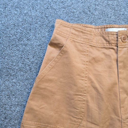 Abercrombie Fitch Pants Womens Size 25 Brown Cargo Canvas Straight Leg Casual - Picture 3 of 10