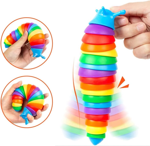Yolistar 3D Giocattoli Di Agitazione Articolati Di Lumaca Di Fidget, Giocattolo - Imagen 3 de 8