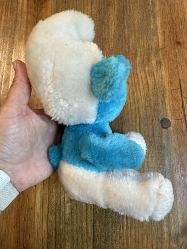 Smurf Plush Wallace Bertie & Co. Vintage 80s Peyo - Picture 7 of 13