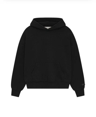 Fear of God Essentials Classic Fit FleeceHoodie 192AS252050F 'Jet black'